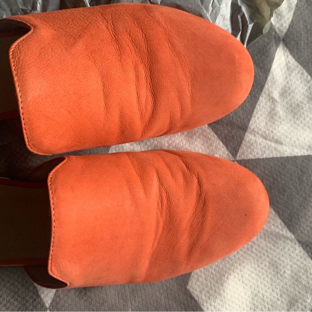 Eileen Fisher Vibrant Orange Flats